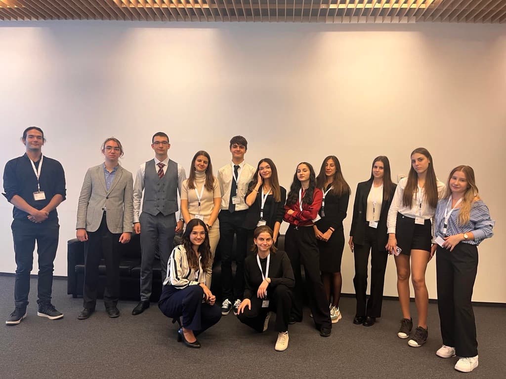 GALMUN delegation at DSSMUN in Sofia, 2024